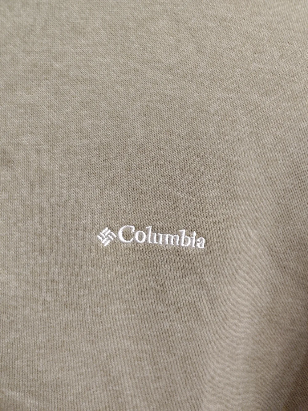Columbia Men's Olive Crewneck Sweatshirt - Small Logo